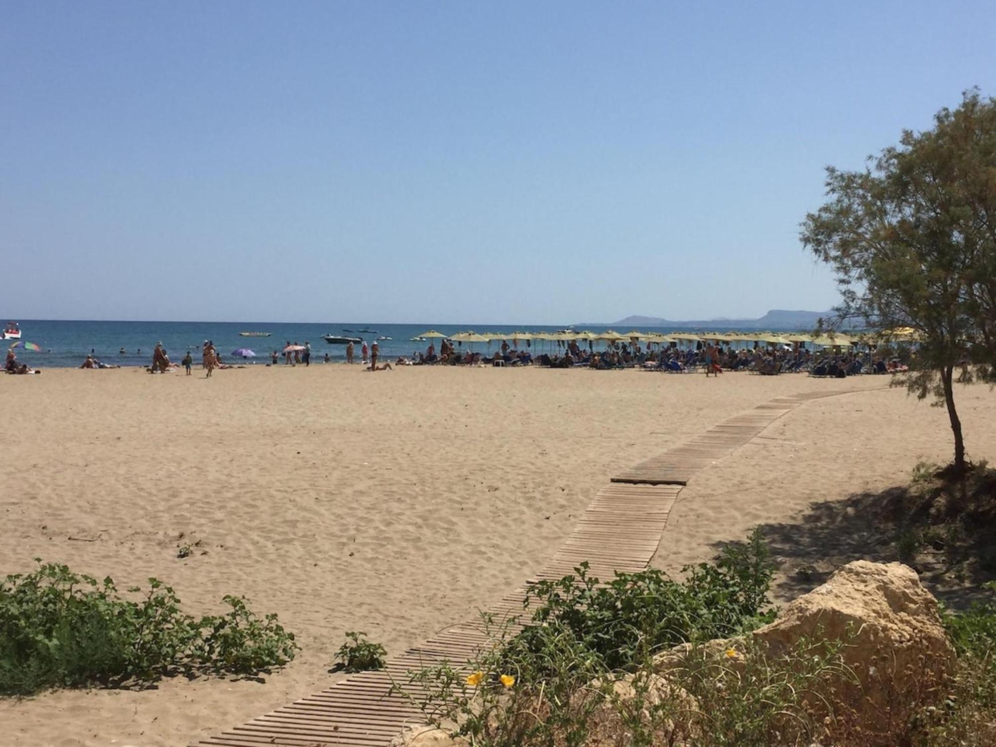 Erieta Sea View Apartment50M From The Beach Ретимно Екстериор снимка